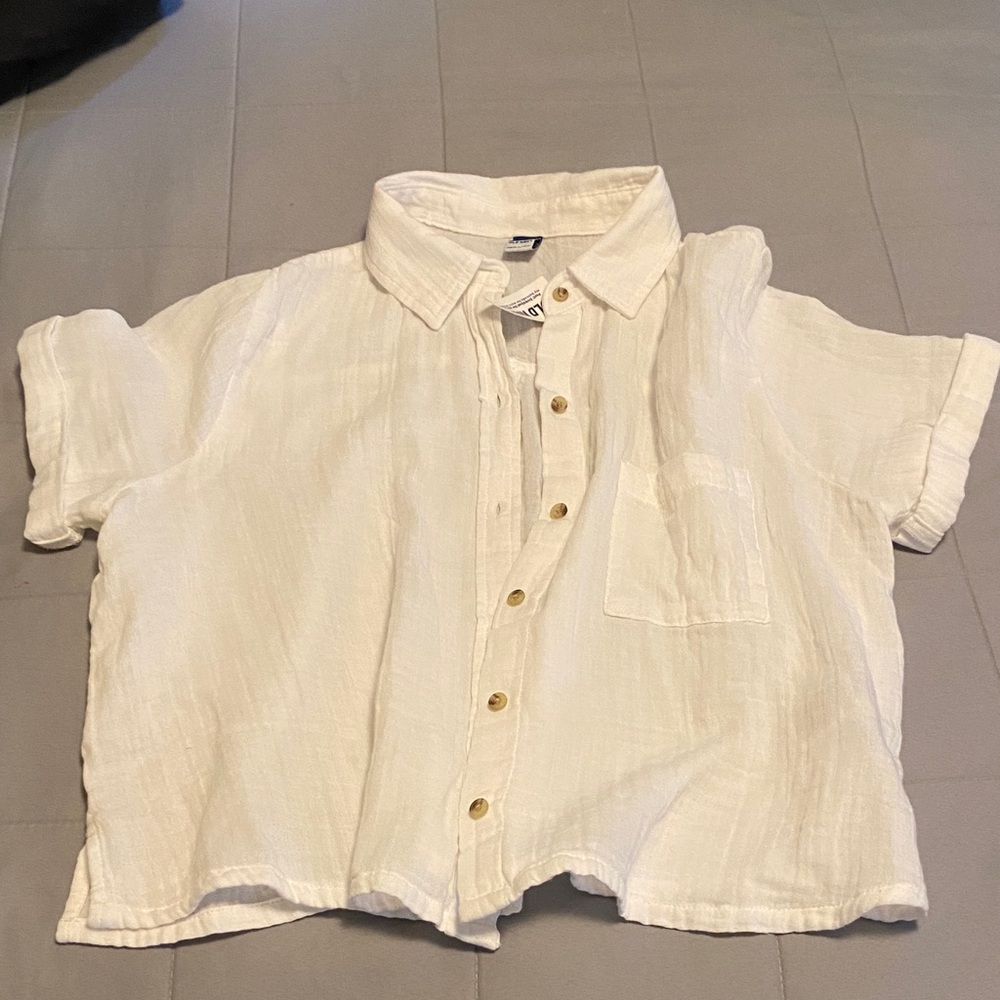 Old Navy White Crop Top